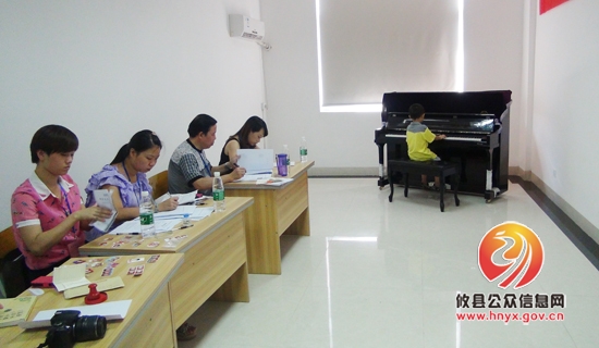 全国社会艺术水平考级在我县举行