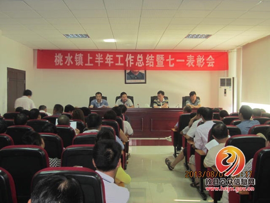 桃水镇召开上半年工作总结暨七一表彰会
