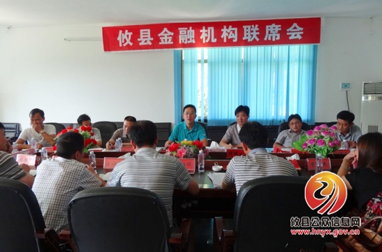 攸县召开上半年金融机构联席会
