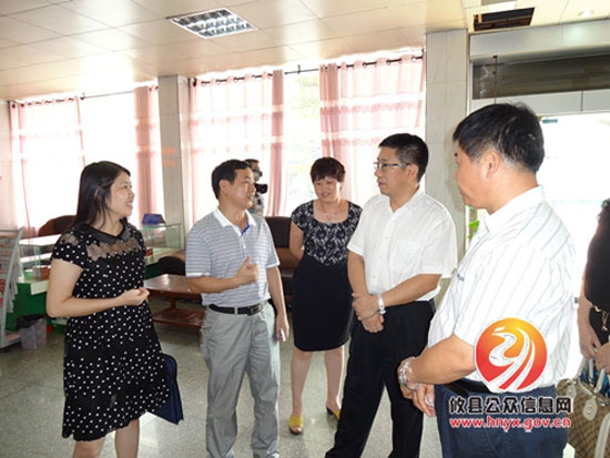 省人口计生委易露茜一行来攸督查指导国家免费孕前优生健康检查项目