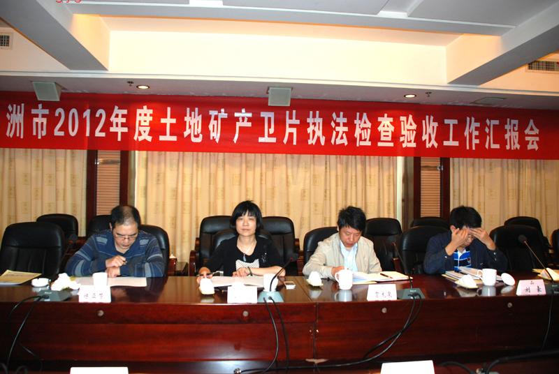 我市2012年度土地矿产卫片执法检查工作顺利通过省厅验收