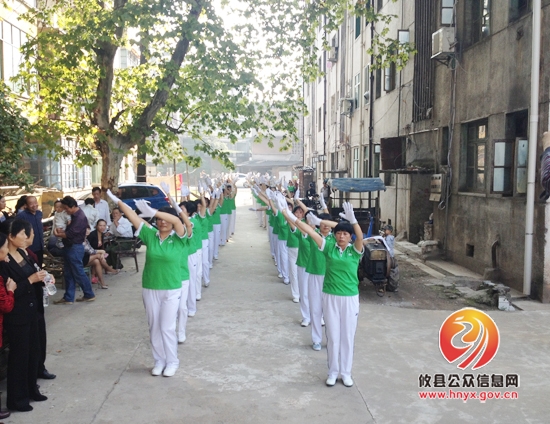 酒埠江镇组织镇区老人开展老年节活动
