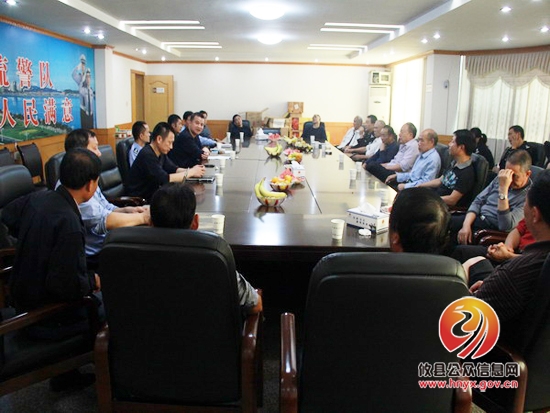 攸县交警大队召开“九.九重阳节”离退休老同志座谈会