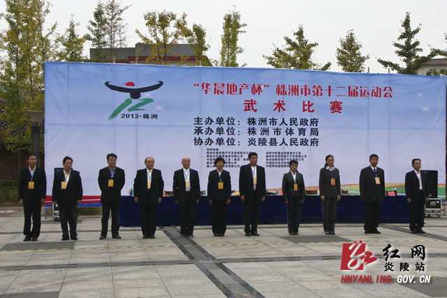 市第十二届运动会武术比赛在炎陵举行