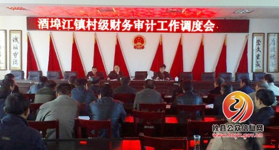 酒埠江镇召开镇村级财务审计工作调度会