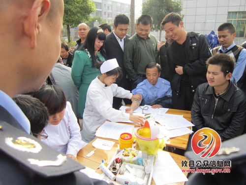黄丰桥镇积极开展志愿献血活动