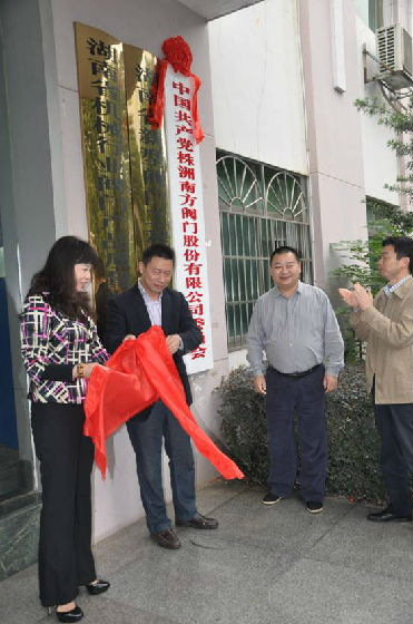 区工商联副主席单位“南方阀门”成立党委
