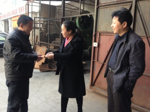 天元区非公经济党工委走访慰问一线党员