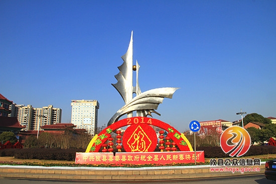 【迎新春】鲜花灯笼扮靓攸县