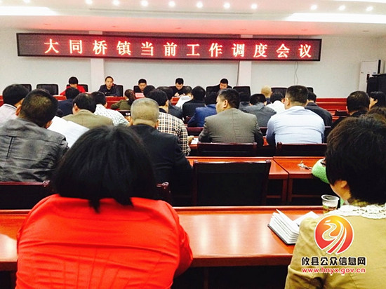 大同桥镇积极部署下阶段工作