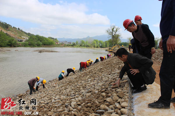炎陵县水利项目建设稳步推进
