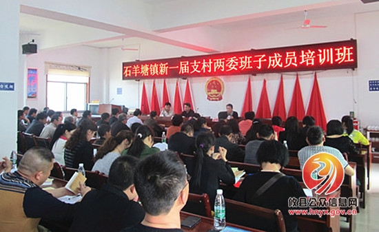 石羊塘镇新一届支村两委培训圆满结束