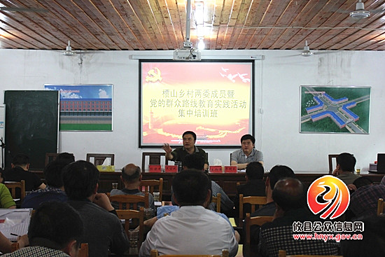 槚山乡党委书记王宜斌讲党课