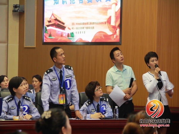 攸县交警大队“深入开展党的群众路线教育实践活动”知识抢答赛获亚军