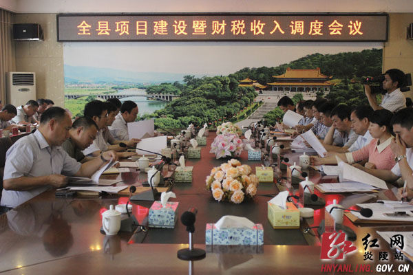 炎陵县召开项目建设暨财税收入调度会议