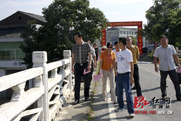 市督查组来炎督查湘江保护和治理实施开展情况