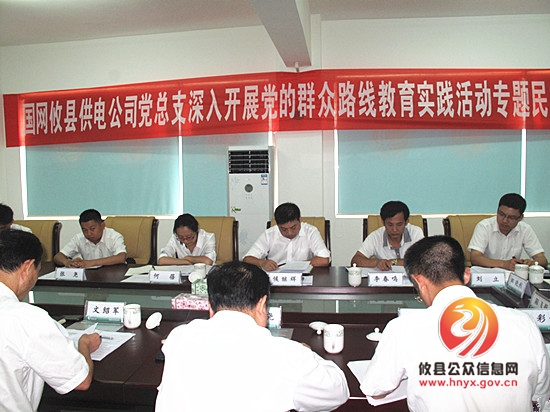 国网攸县供电公司召开领导班子专题民主生活会
