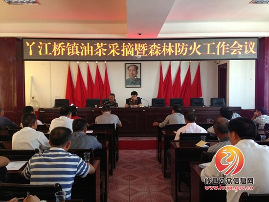 丫江桥镇召开油茶采摘暨森林防火工作会议