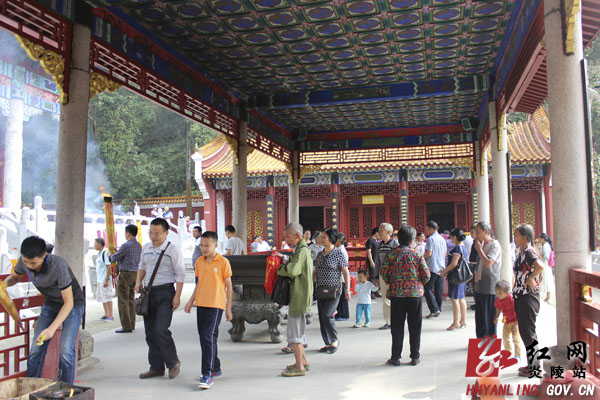 炎陵迎来国庆长假旅游小高峰
