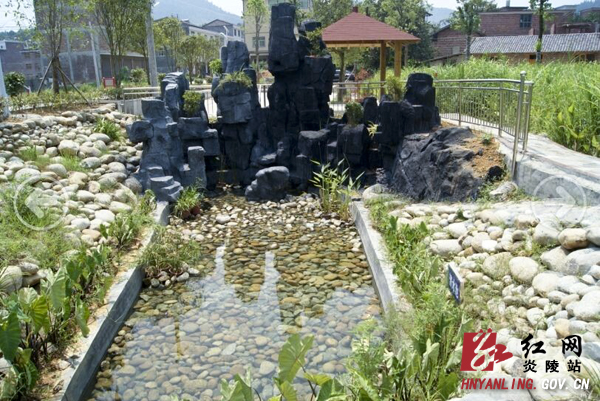 炎陵县污水处理厂变身＂休闲公园＂