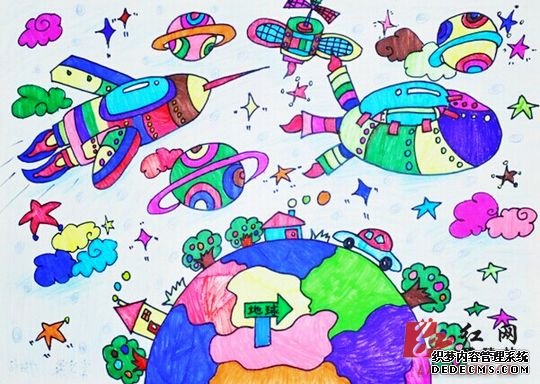 全国青少年太空画创作大赛揭晓 市实验小学创佳绩