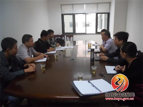 桃江县经管局来攸调研涉农项目整合工作