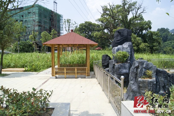 炎陵县污水处理厂变身＂休闲公园＂