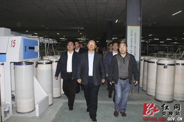 市委常委、常务副市长赵文彬来炎考察指导工作