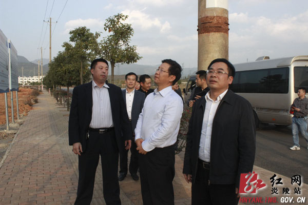 市委常委、常务副市长赵文彬来炎考察指导工作