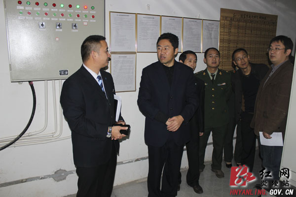 炎陵县督查和一旅游开发项目安全生产工作