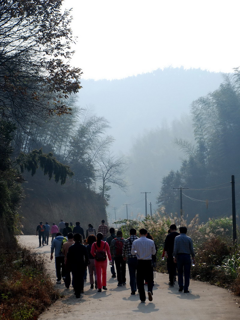 11月22日，局登山队在株洲县凤凰山开展活动