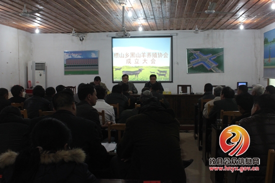 槚山乡召开黑山羊养殖协会成立大会