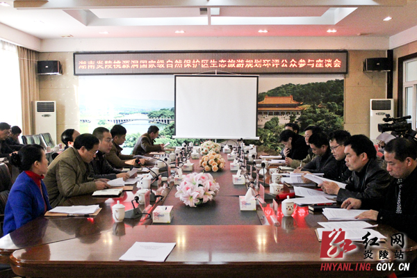 炎陵县召开桃源洞生态旅游规划环评公众参与座谈会