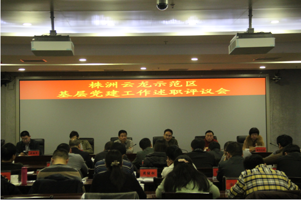 云龙示范区召开基层党建工作述职评议会