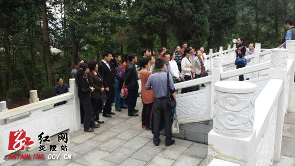 我县烈士纪念馆首个春节开放假期游客不断