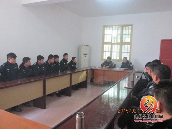 交警大队一中队召开城区疏堵保畅动员会