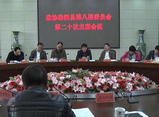 株洲县政协调研非公经济发展情况