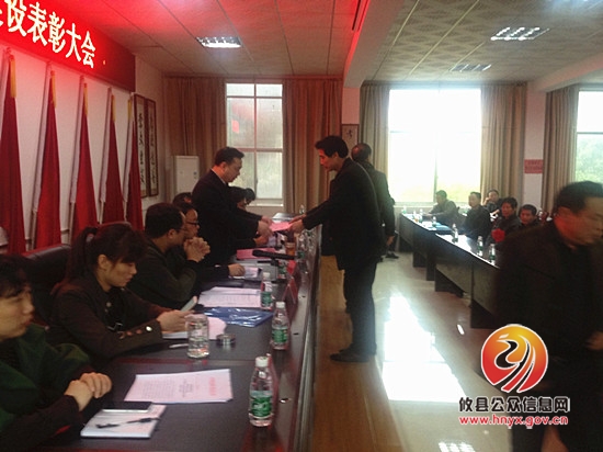 酒埠江镇召开2014年度文明建设表彰大会