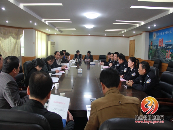 醴陵市交警同行来我县交警大队考察交流