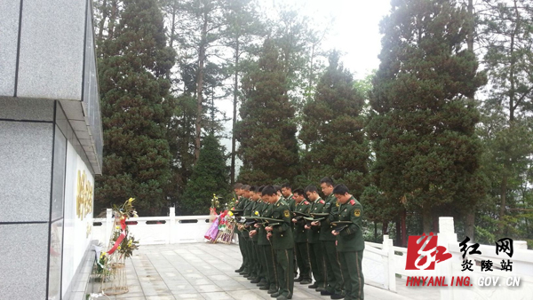 我县清明时节万人祭扫革命先烈（组图）