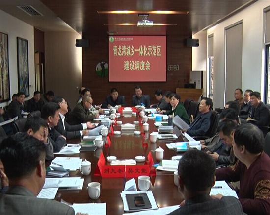 市委常委、常务副市长赵文彬来县调研城乡一体化示范区建设情况