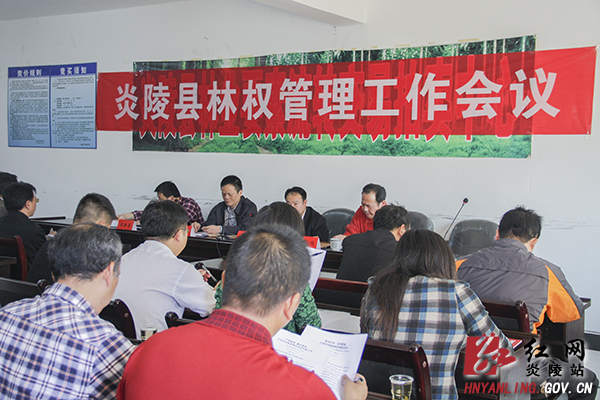 炎陵县召开林权管理工作会议