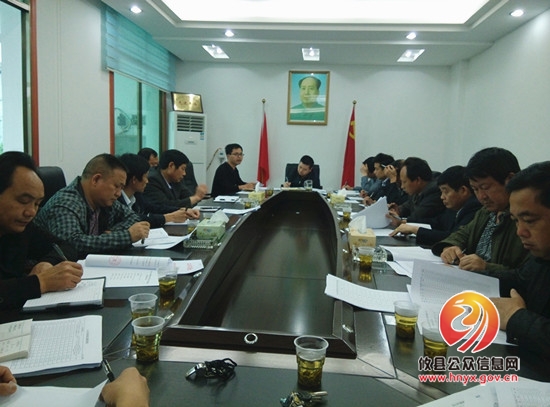 湖南坳乡召开重点工作调度会