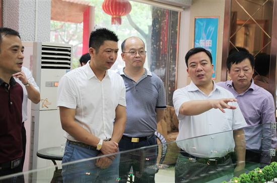 谭润洪调研重点商业项目建设情况