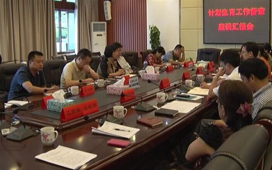 市卫计委张纯良来县督查计划生育工作