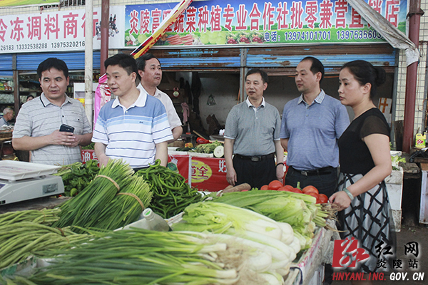 省商务厅副厅长肖彬一行来炎视察指导工作