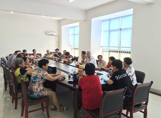 区环卫处召开退休支部党员组织生活会