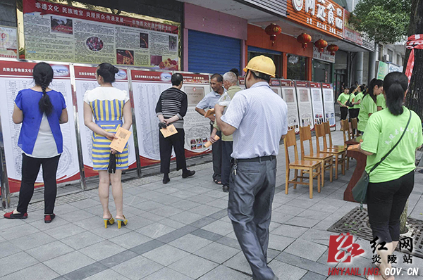 炎陵县开展第十个＂文化遗产日＂宣传活动