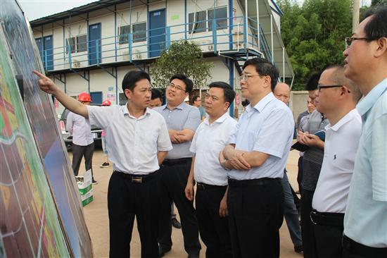 市委书记贺安杰来县调研项目建设