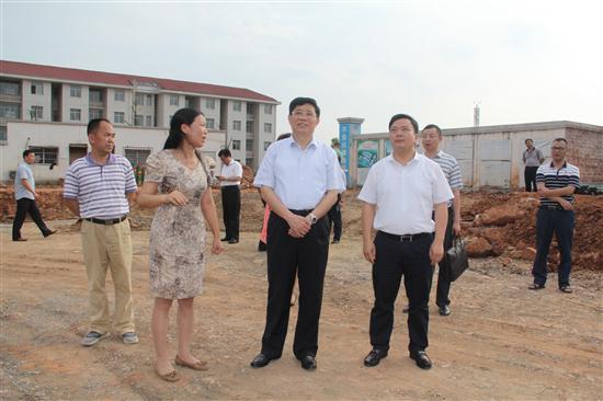 市委书记贺安杰来县调研项目建设